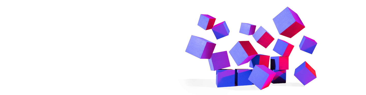 Concept of building blocks creating a solid infrastructure